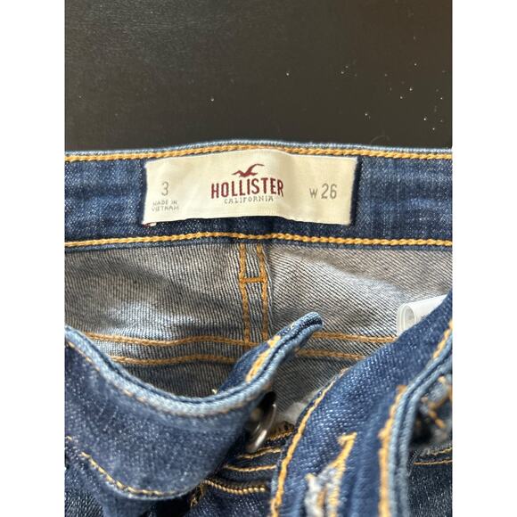 HOLLISTER Jeans W/ Zippers On Ankles Size 3 Waist 26 - Picture 6 of 6